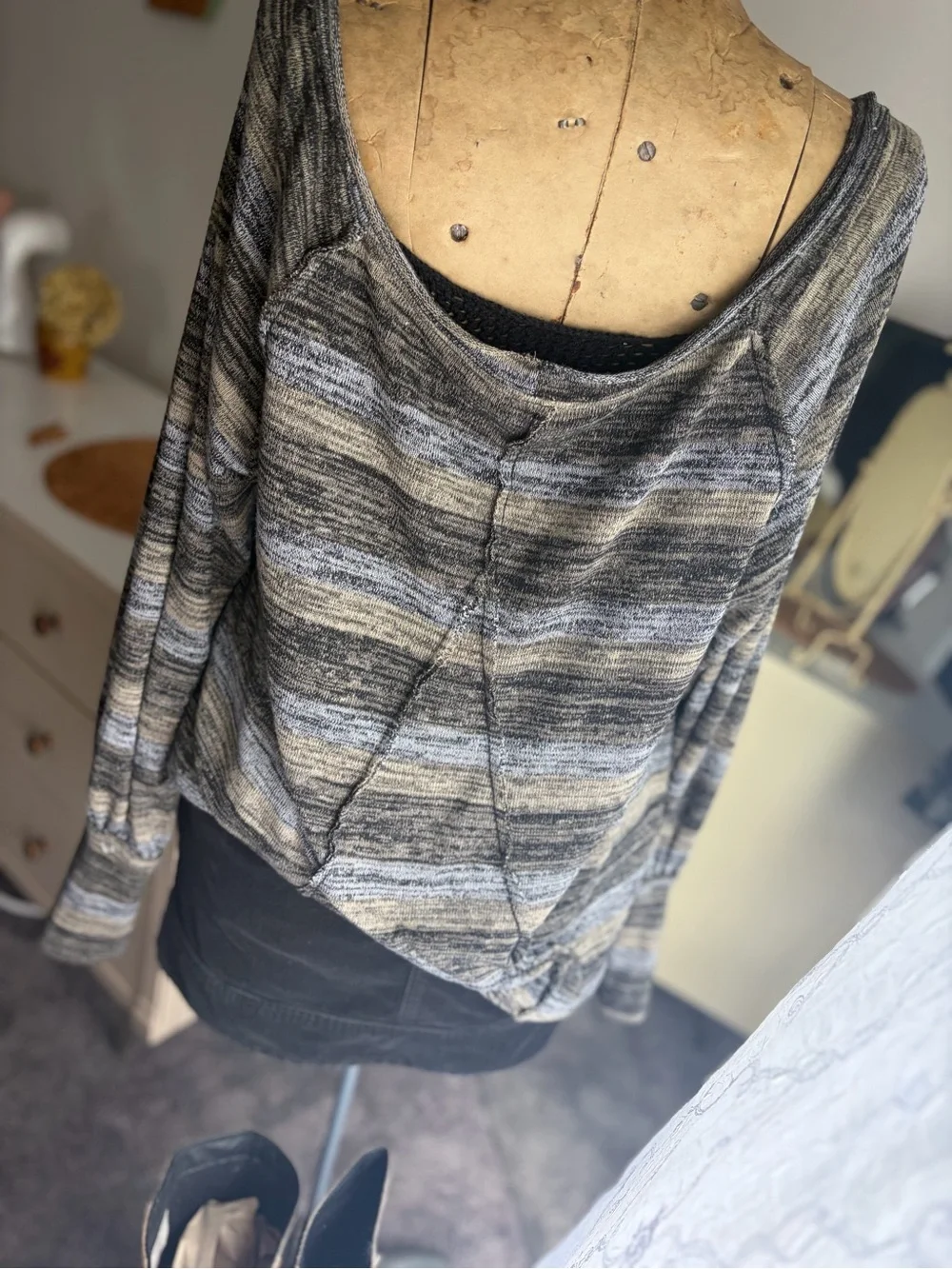 Free People Slouchy Carolina Hacci Sweater Tunic